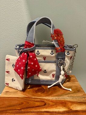 Madden Girl Anchors/Nautical Mini Tote Bag